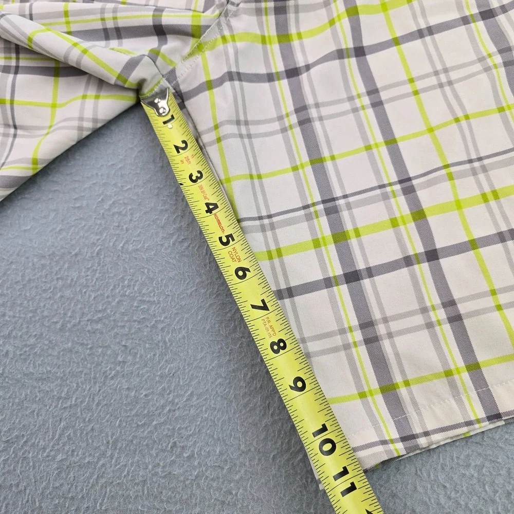 Op Opflex Board Shorts Mens 42 Multicolor Plaid Stretch Flat Front Beach Wear